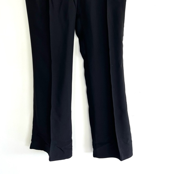 FENDI Black 100% Viscose High Rise Pleated Strength Pintuck Trousers Pants Sz 40 - Picture 5 of 16